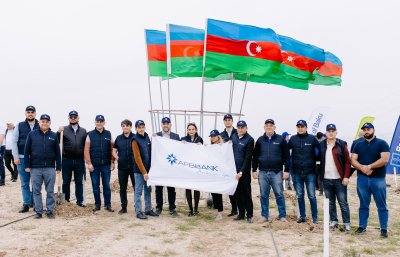 AFB Bankdan ekoloji məsuliyyətə töhfə: ABA-nın təşkilatçılığı ilə ağacəkmə aksiyasında iştirak